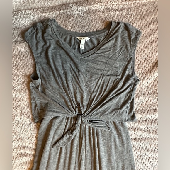 Soma Jersey Knit Tie Front Maxi Dress - Picture 2 of 3